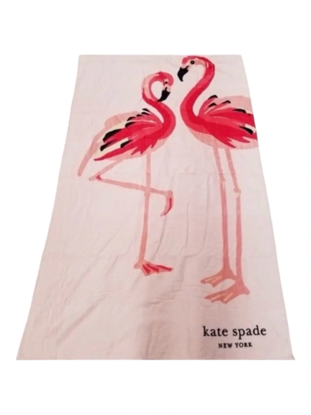 🆕 Kate Spade Flamingo Oversized Beach Towel
